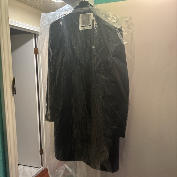 Lauren Ralph Lauren Coat Mens Luther 46L Wool Blend Overcoat Midnight Blue - Picture 6 of 6